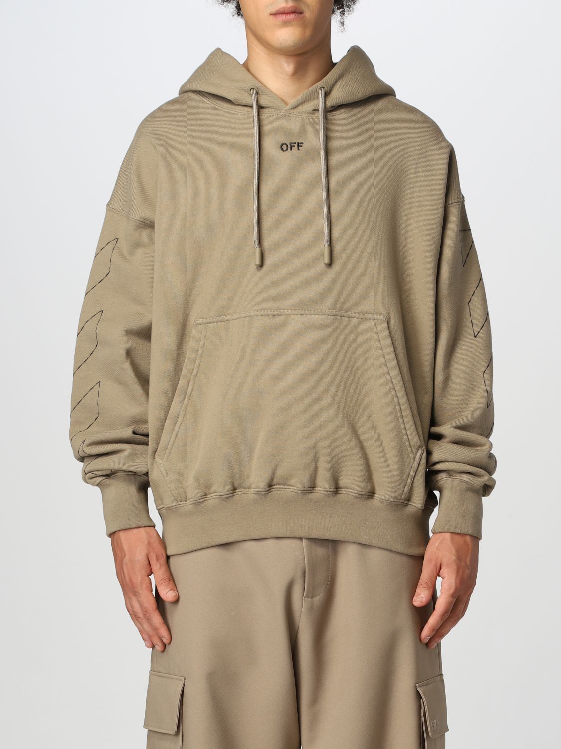 OFF-WHITE Sweatshirt OFF-WHITE Men colour Beige