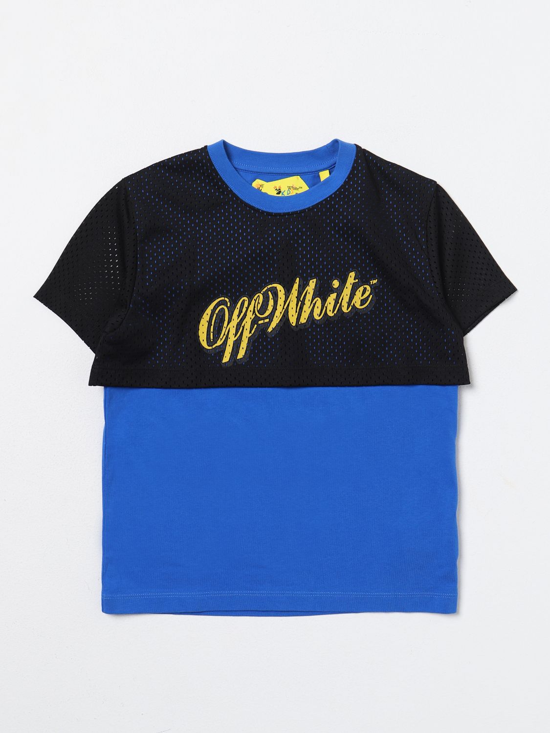  T-Shirt OFF WHITE KIDS Kids colour Blue