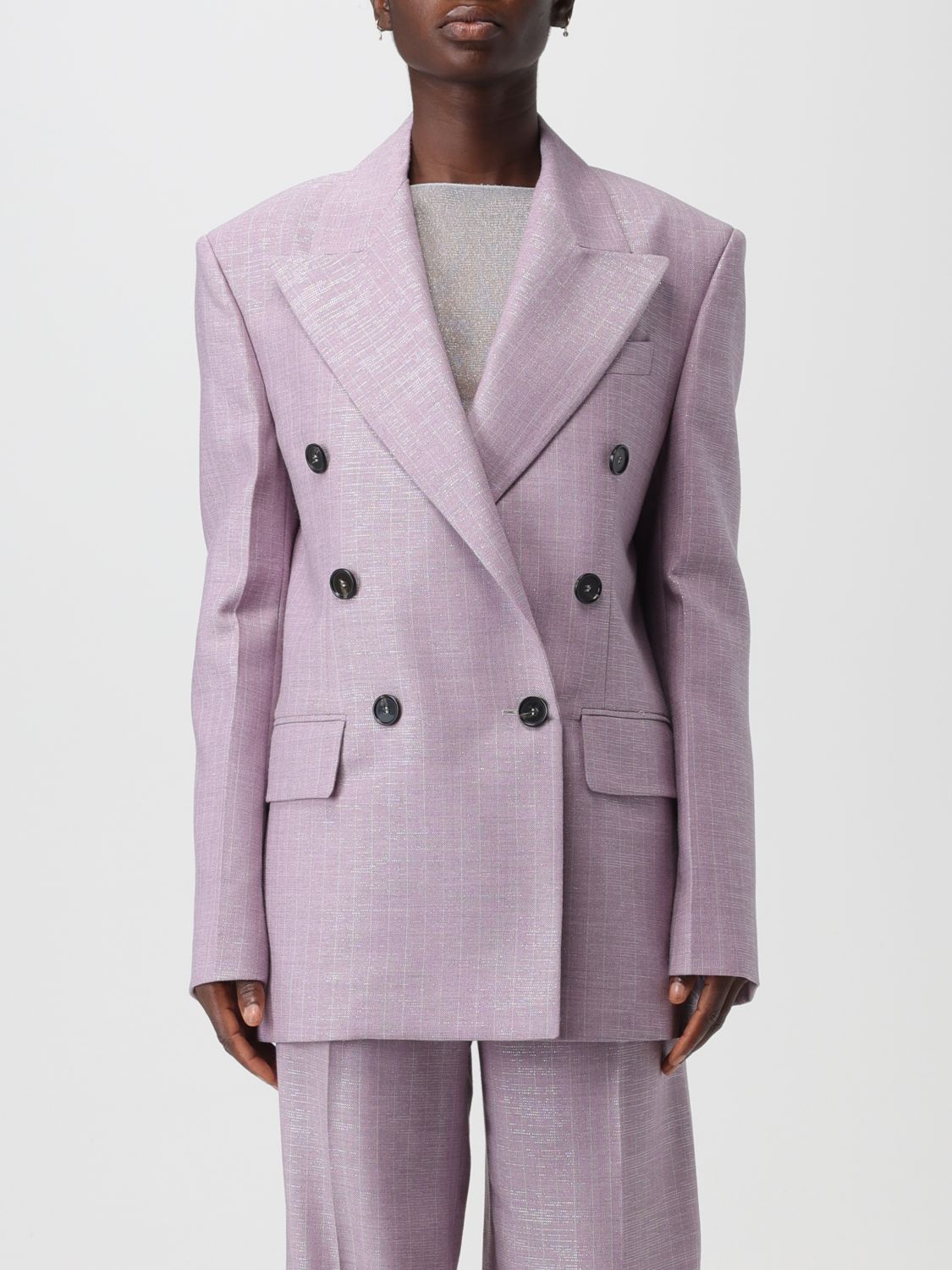 Msgm Jacket MSGM Woman colour Lilac