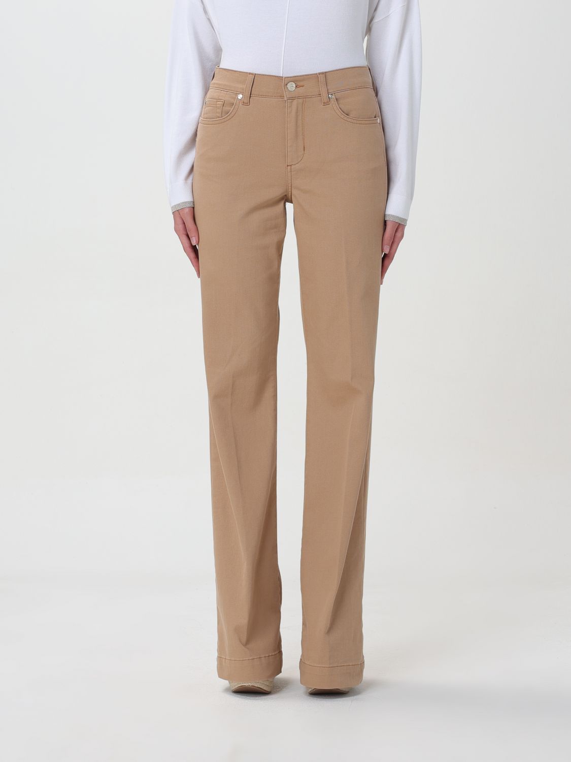 Liu Jo Trousers LIU JO Woman colour Sand