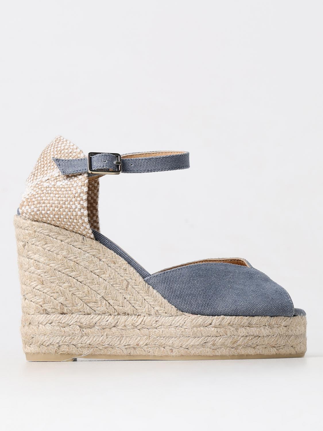 Castañer Wedge Shoes CASTAÑER Woman color Blue