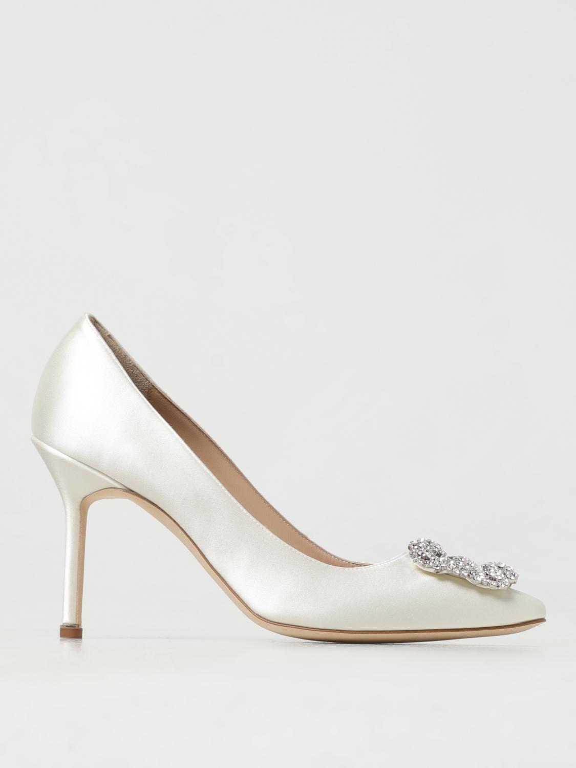 Manolo Blahnik Court Shoes MANOLO BLAHNIK Woman colour White