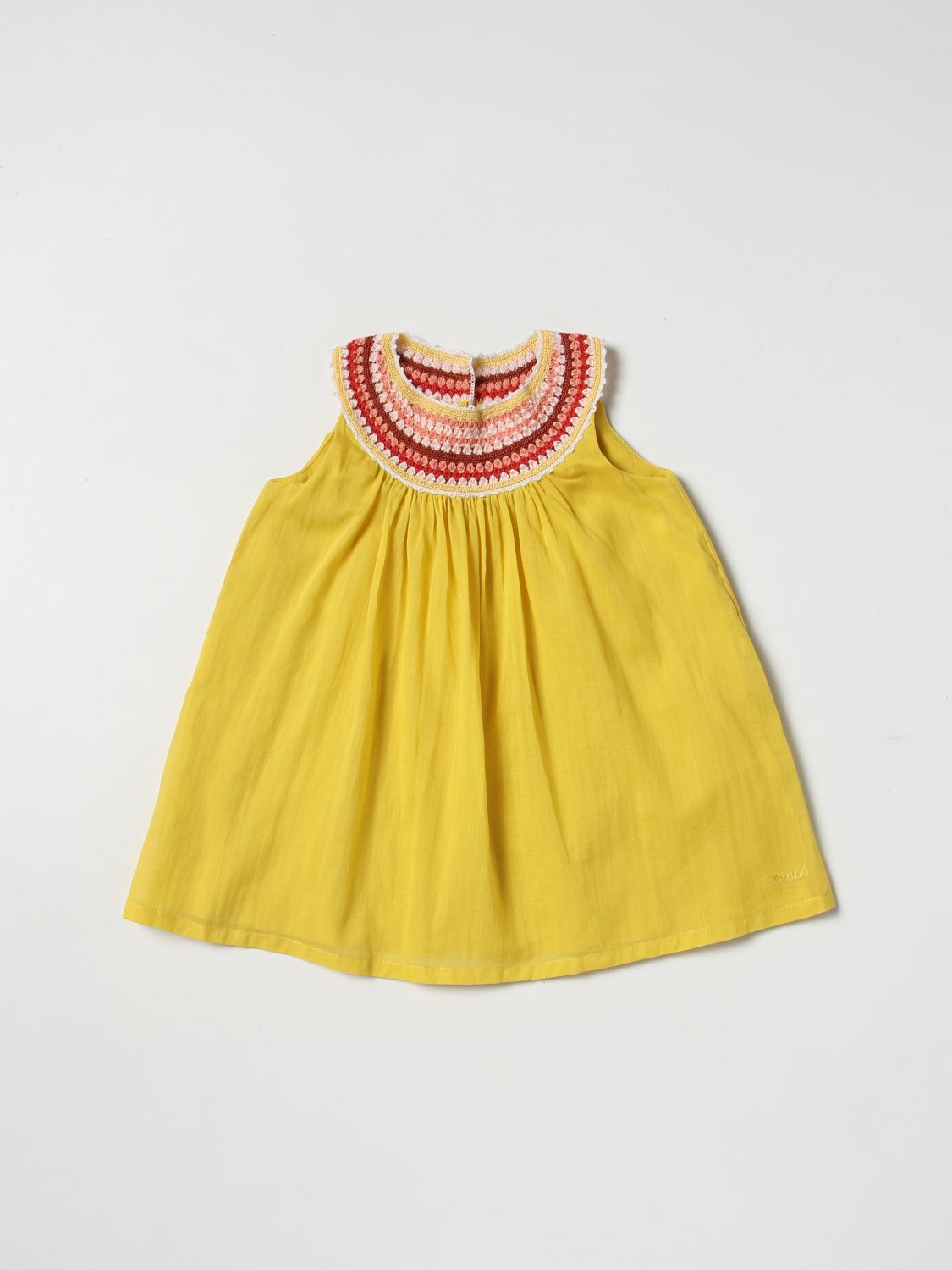 Chloé Romper CHLOÉ Kids colour Yellow