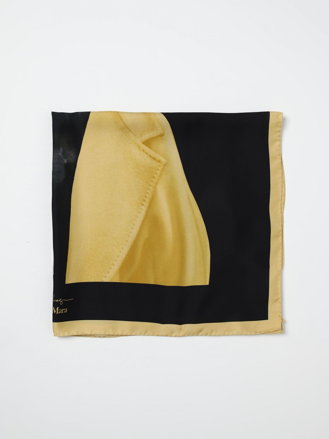 Max Mara Scarf MAX MARA Woman color Yellow