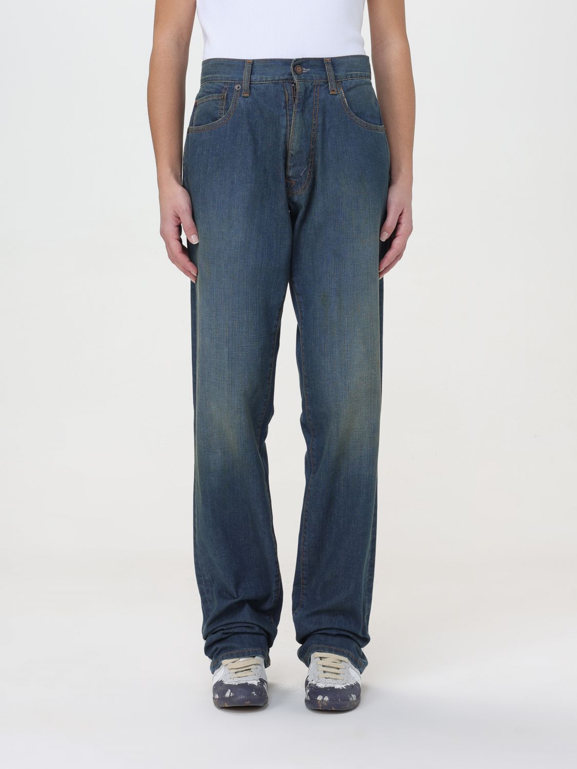 Maison Margiela Jeans MAISON MARGIELA Woman colour Blue