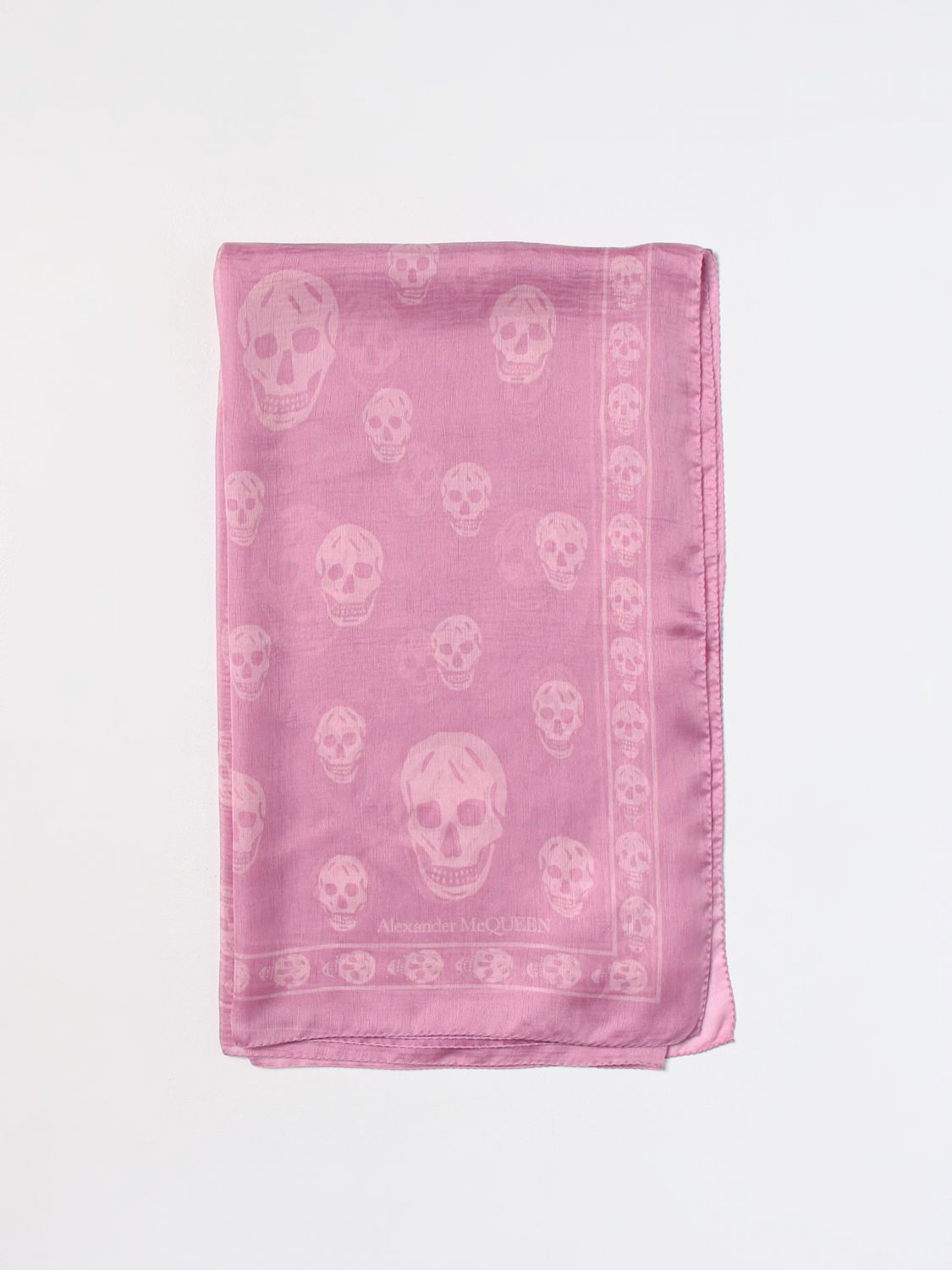 Alexander McQueen Scarf ALEXANDER MCQUEEN Woman colour Pink