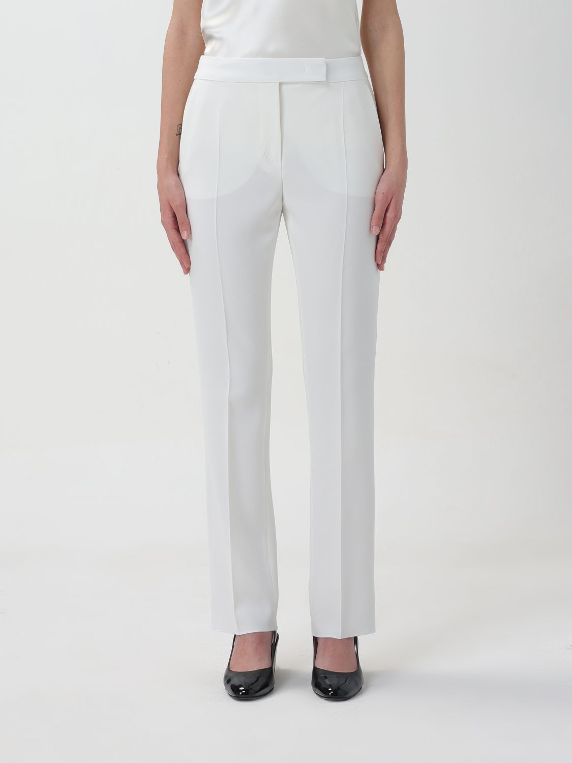 Max Mara Trousers MAX MARA Woman colour White