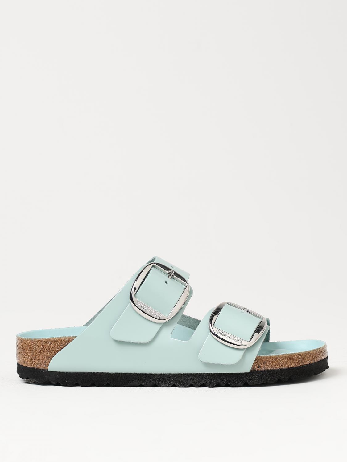 Birkenstock Flat Sandals BIRKENSTOCK Woman colour Green