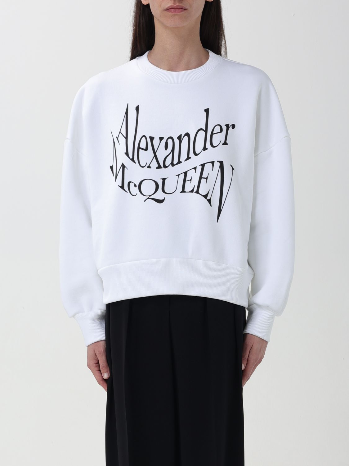 Alexander McQueen Sweatshirt ALEXANDER MCQUEEN Woman colour White