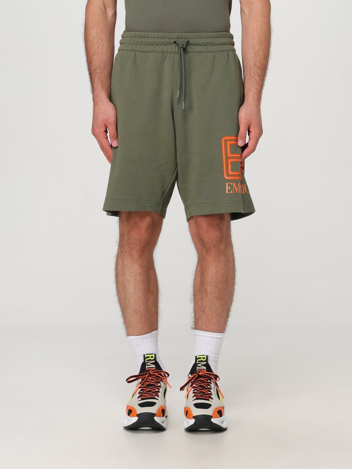 EA7 Short EA7 Men color Green