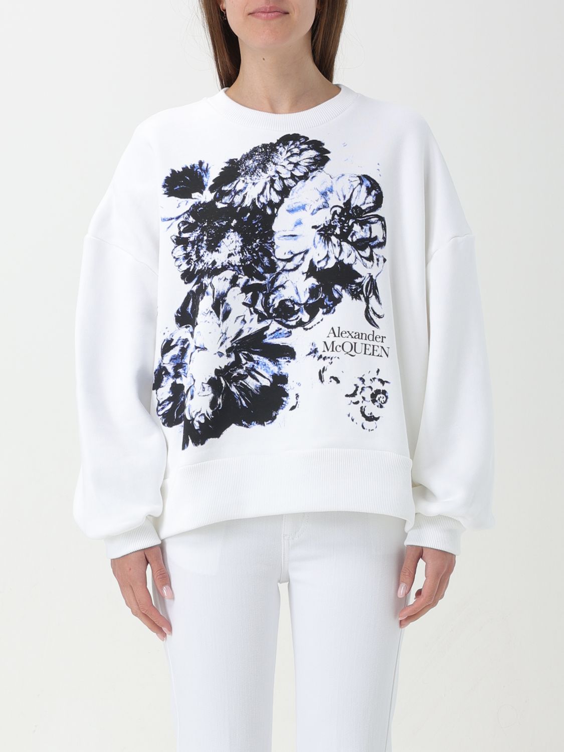 Alexander McQueen Sweatshirt ALEXANDER MCQUEEN Woman colour White