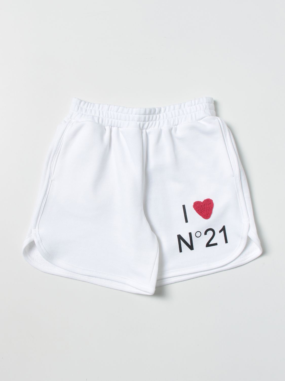 N° 21 Short N° 21 Kids colour White