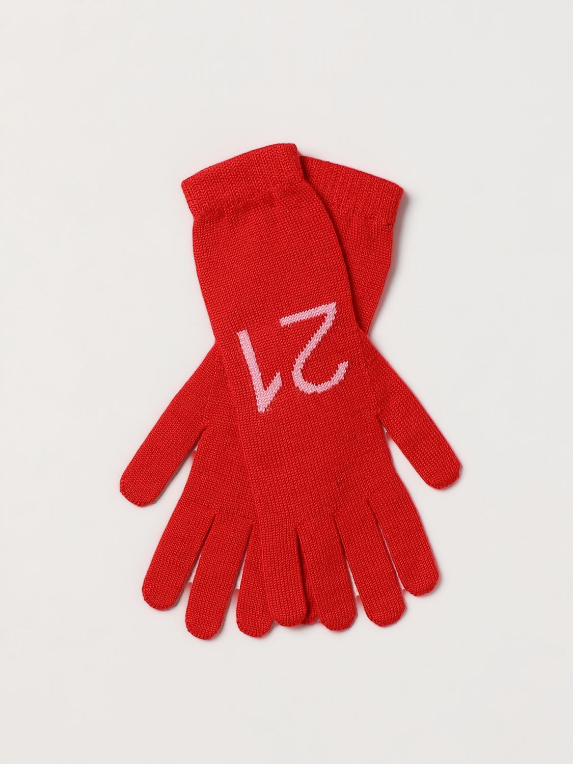 N° 21 Gloves N° 21 Kids colour Red