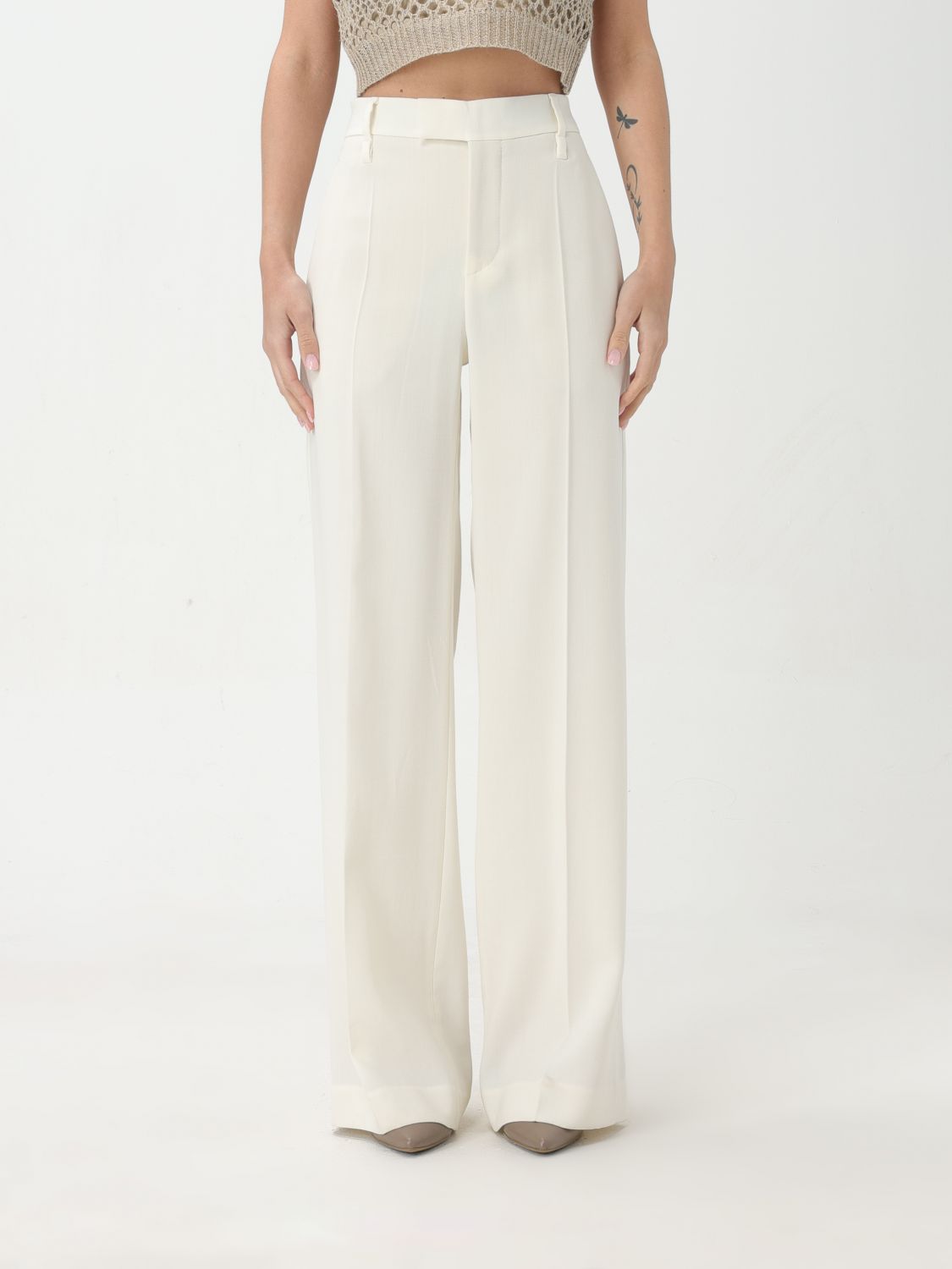 Brunello Cucinelli Trousers BRUNELLO CUCINELLI Woman colour Natural