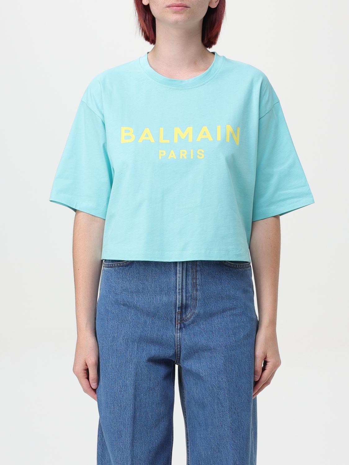 Balmain T-Shirt BALMAIN Woman color Blue