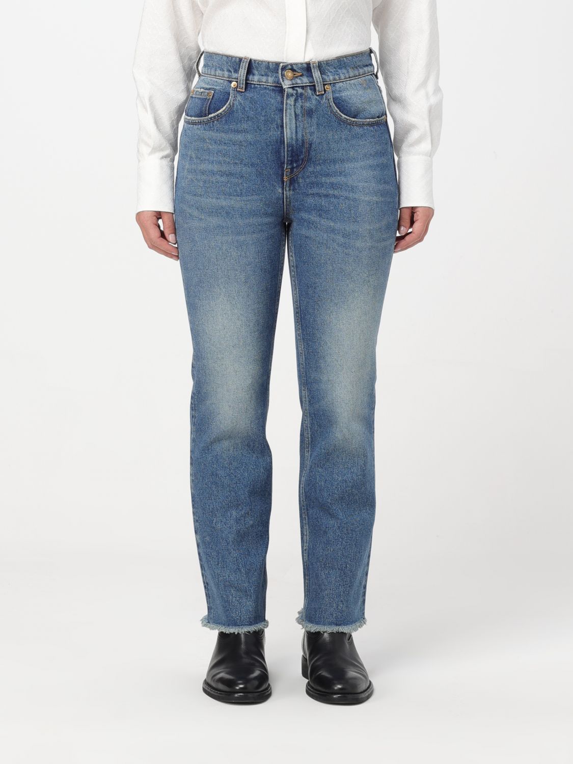 Golden Goose Jeans GOLDEN GOOSE Woman colour Blue