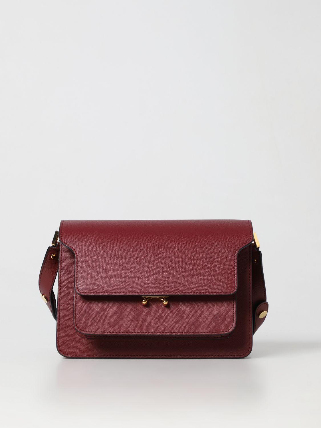 Marni Crossbody Bags MARNI Woman colour Burgundy