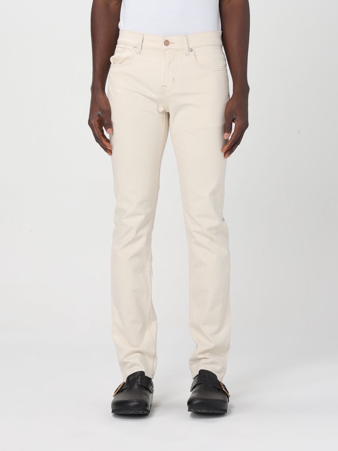 7 For All Mankind Jeans 7 FOR ALL MANKIND Men colour White