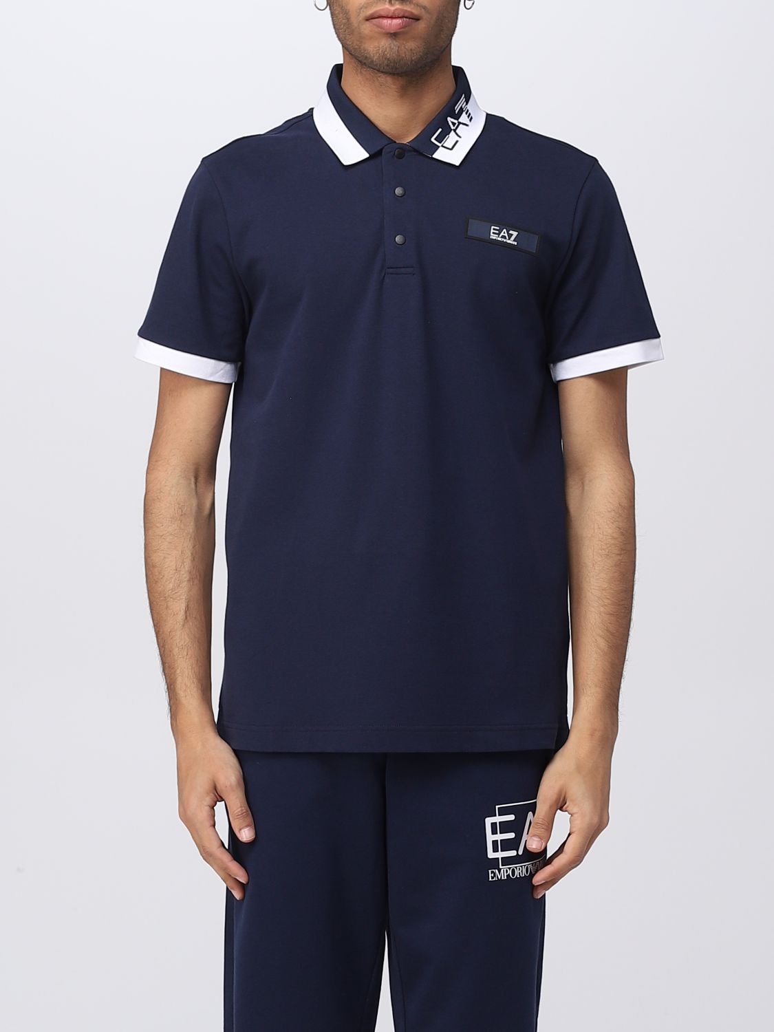 EA7 Polo Shirt EA7 Men colour Blue 1