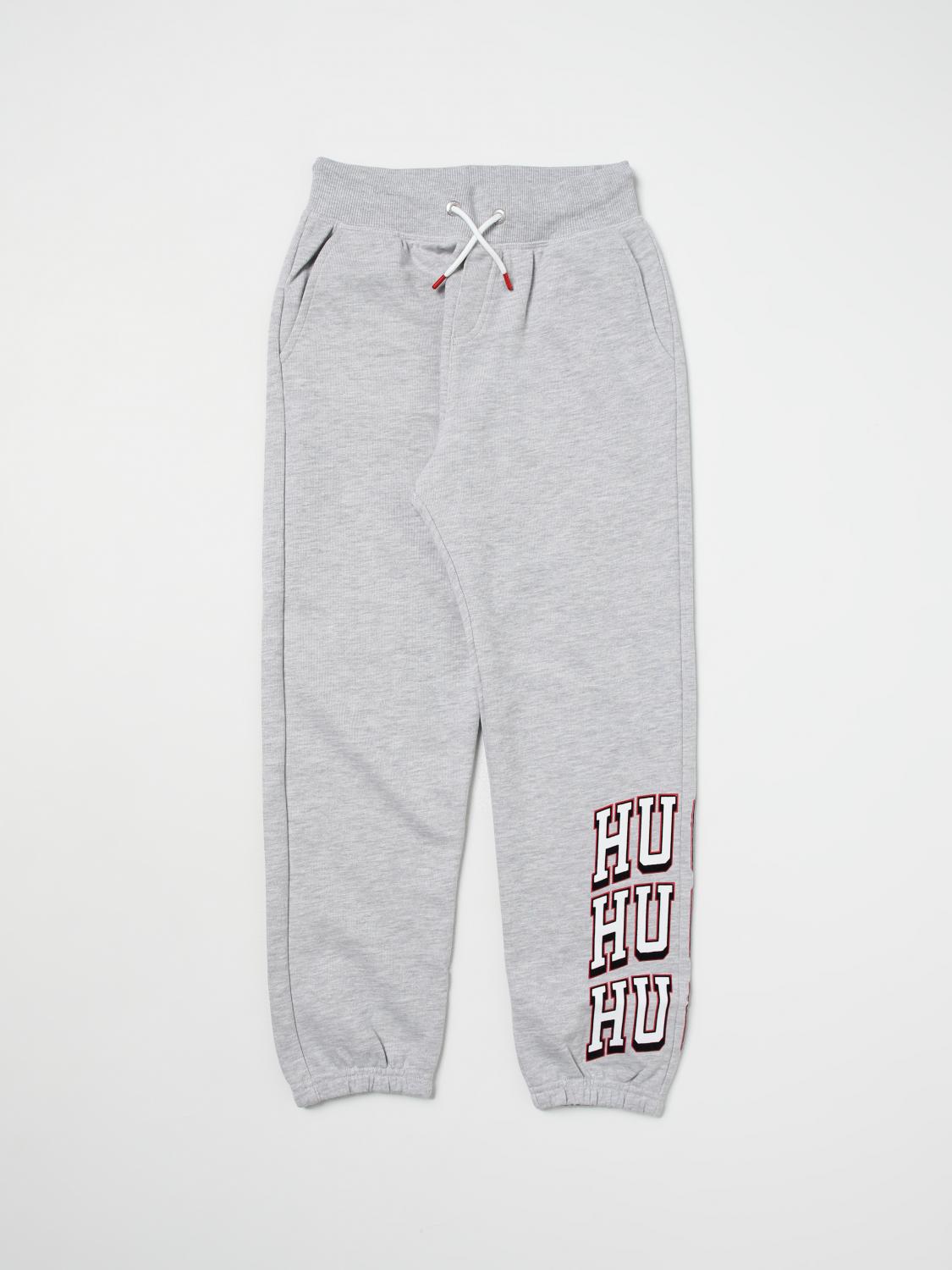 BOSS Pants BOSS Kids color Grey