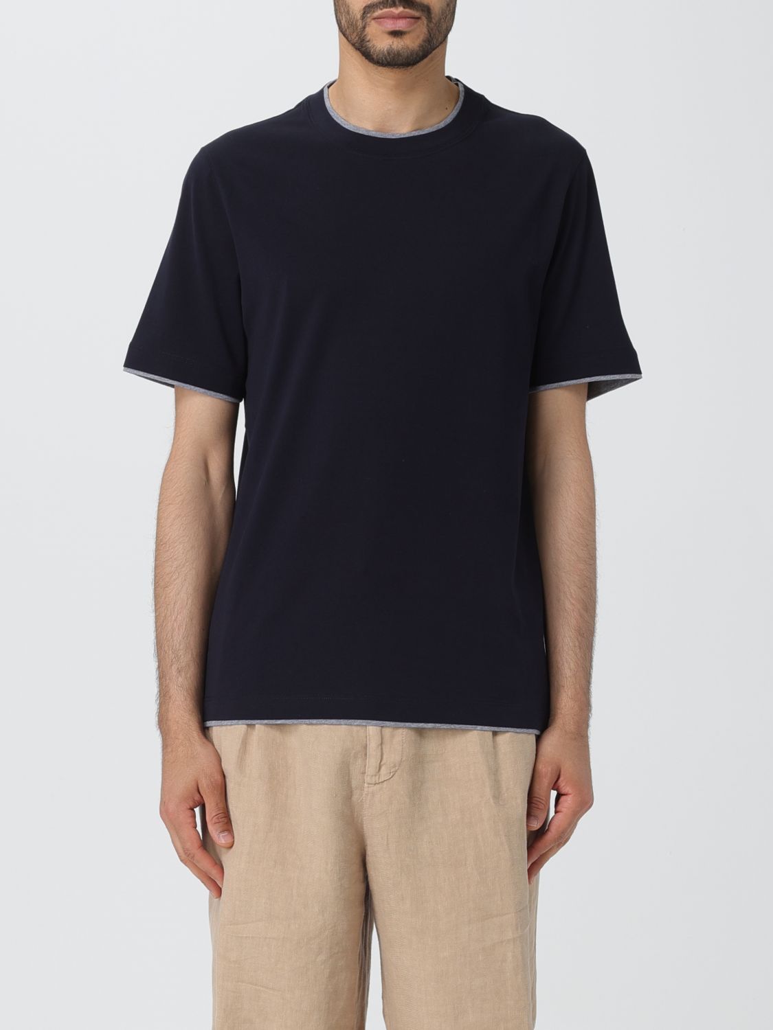 Brunello Cucinelli T-Shirt BRUNELLO CUCINELLI Men colour Navy