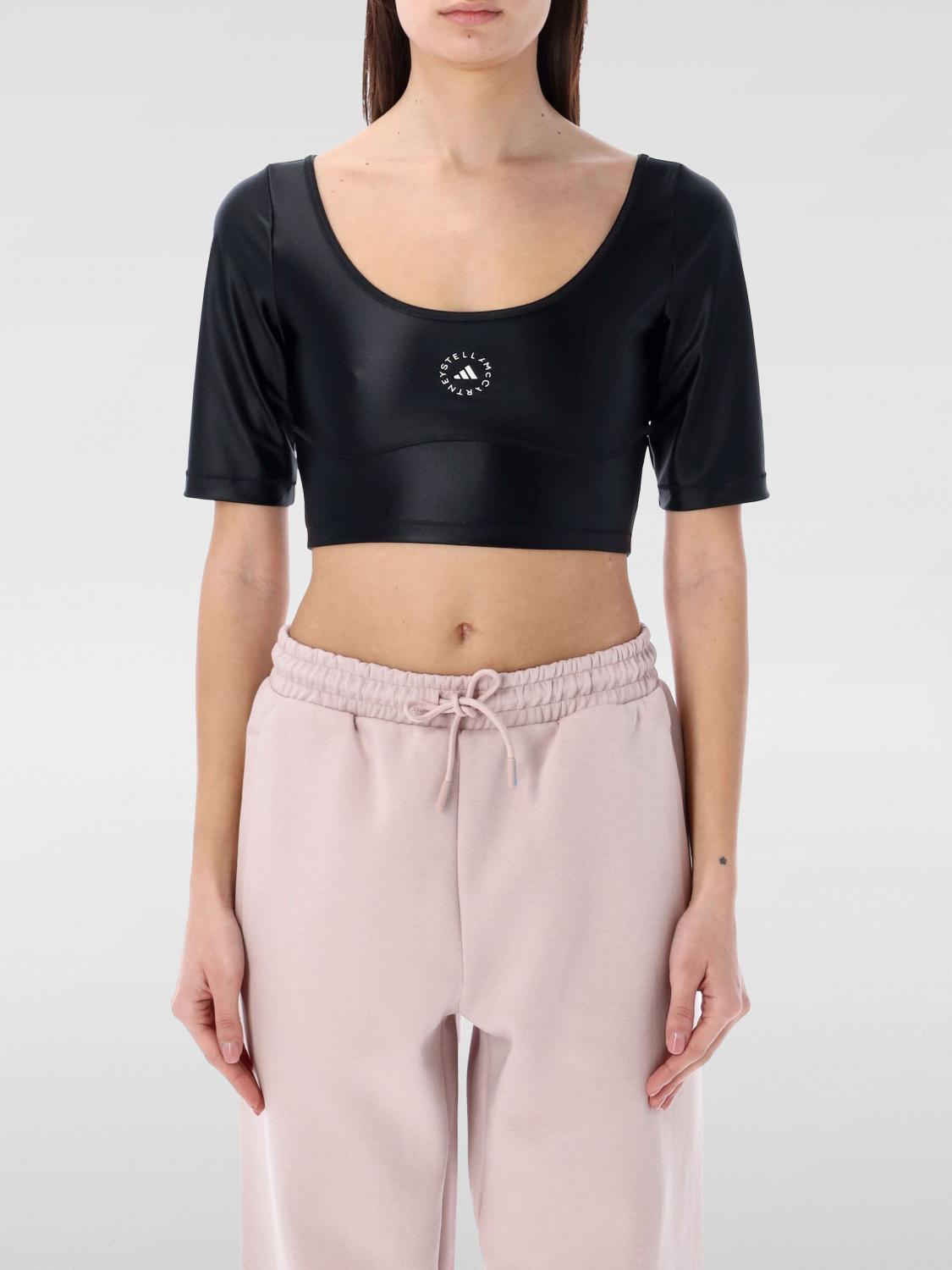 Adidas By Stella Mccartney Top ADIDAS BY STELLA MCCARTNEY Woman color Black