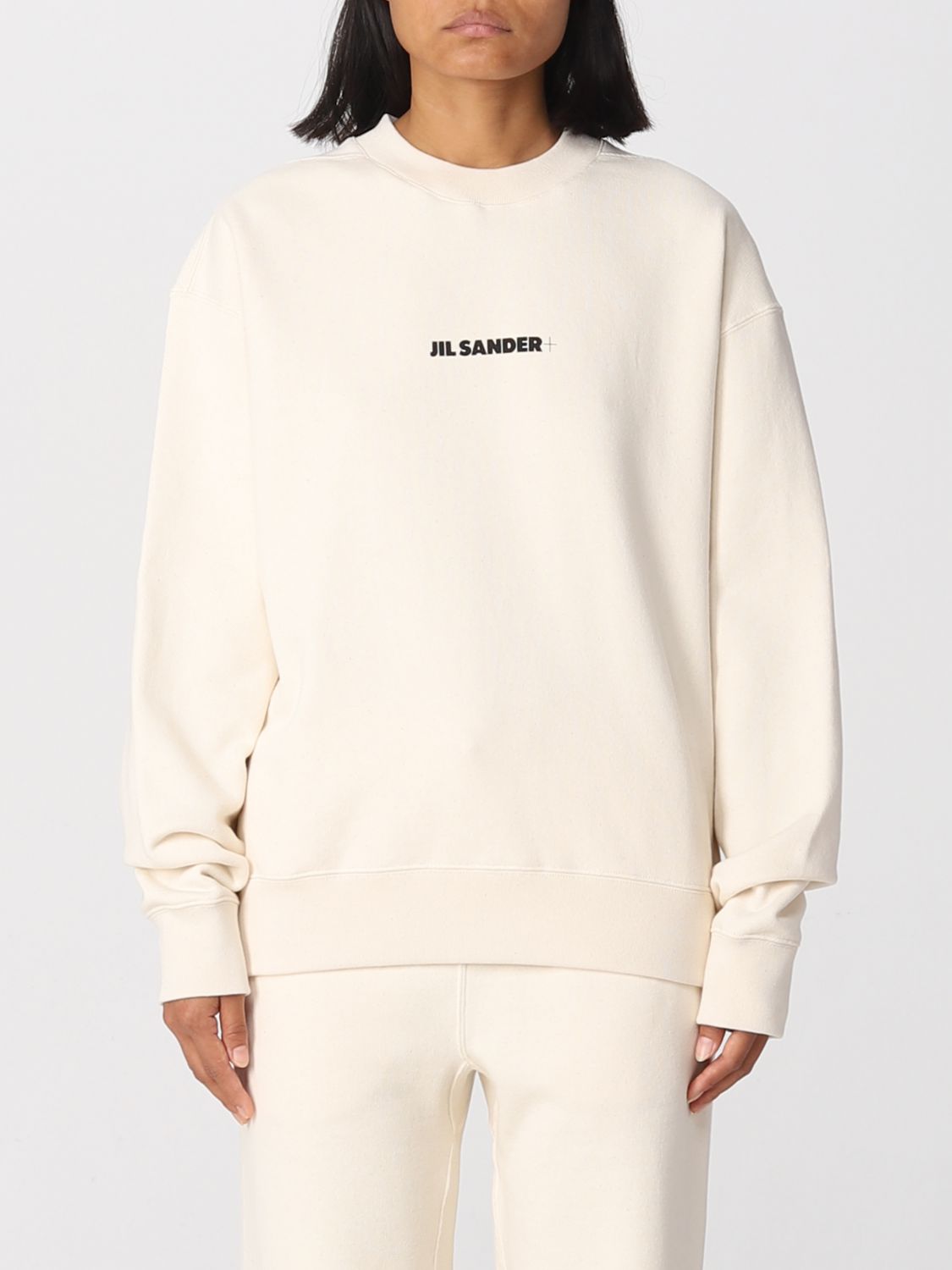 Jil Sander Sweatshirt JIL SANDER Woman colour Yellow Cream