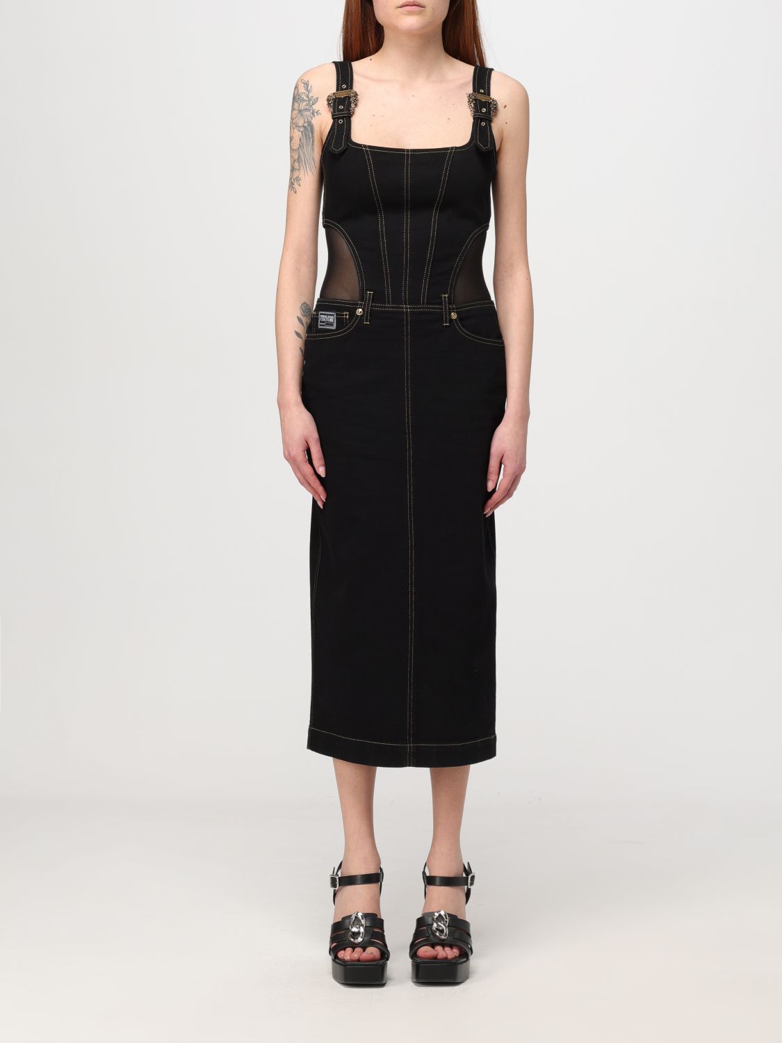 Versace Jeans Couture Dress VERSACE JEANS COUTURE Woman colour Black