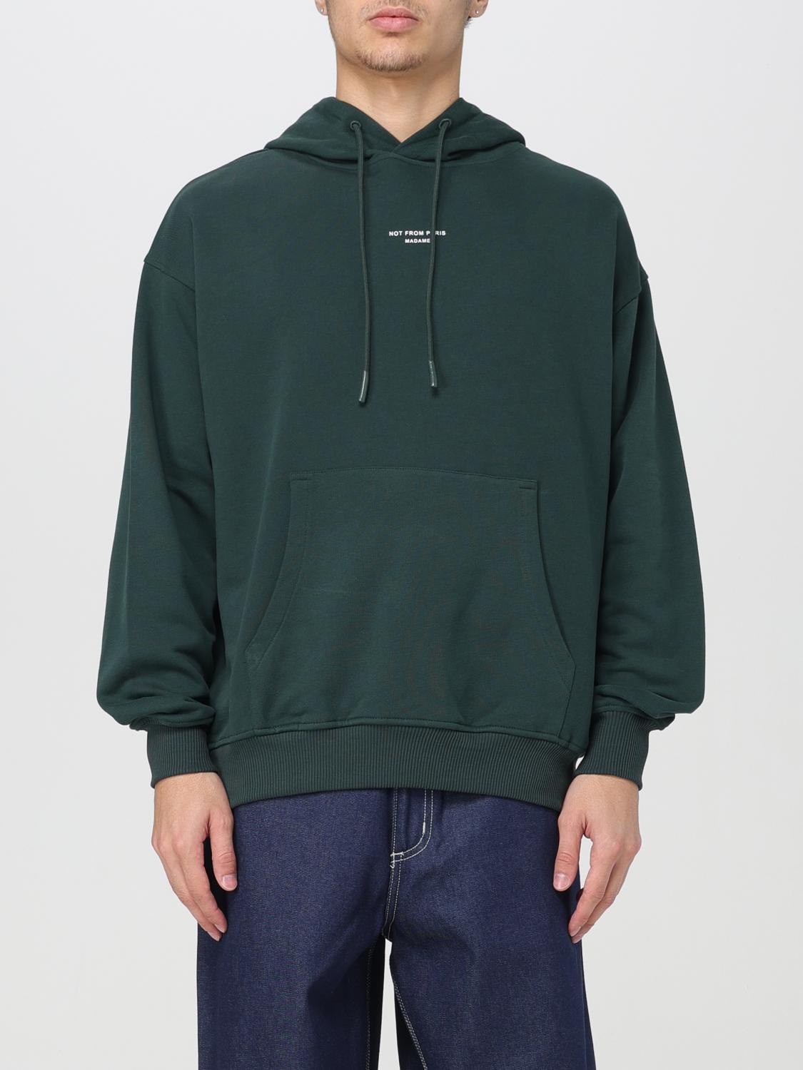 Drôle de Monsieur Sweatshirt DROLE DE MONSIEUR Men colour Green