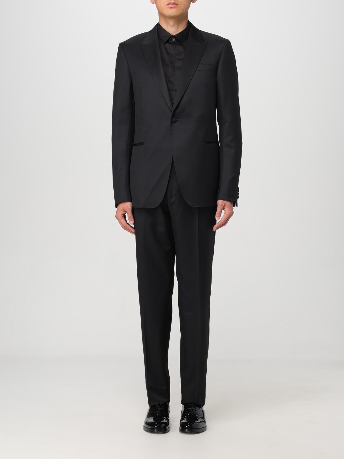 zegna Suit ZEGNA Men color Black