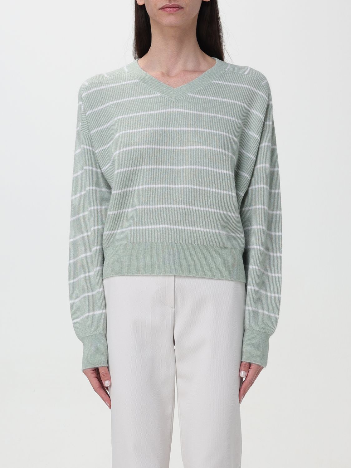 Brunello Cucinelli Jumper BRUNELLO CUCINELLI Woman colour Green