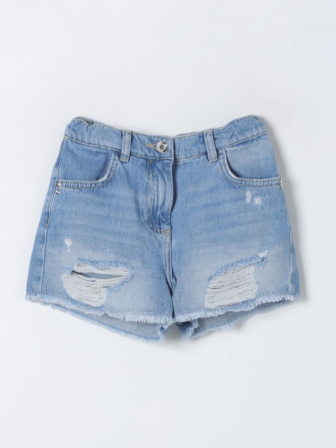 Patrizia Pepe Short PATRIZIA PEPE Kids colour Denim