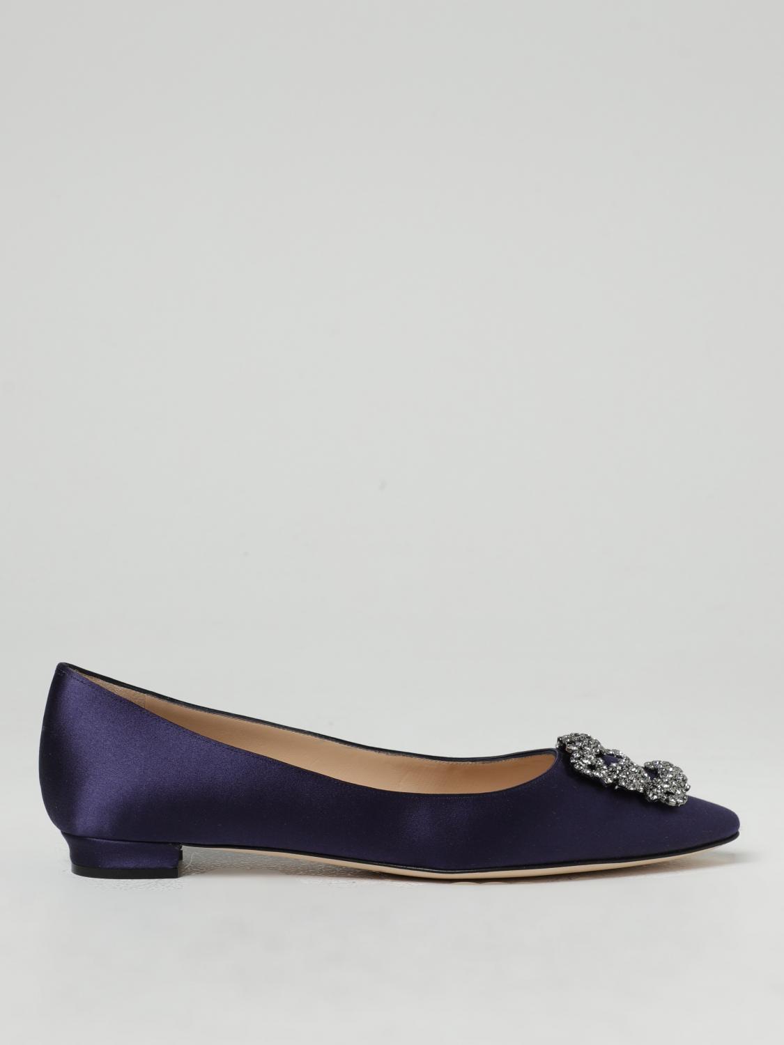 Manolo Blahnik Ballet Pumps MANOLO BLAHNIK Woman colour Blue