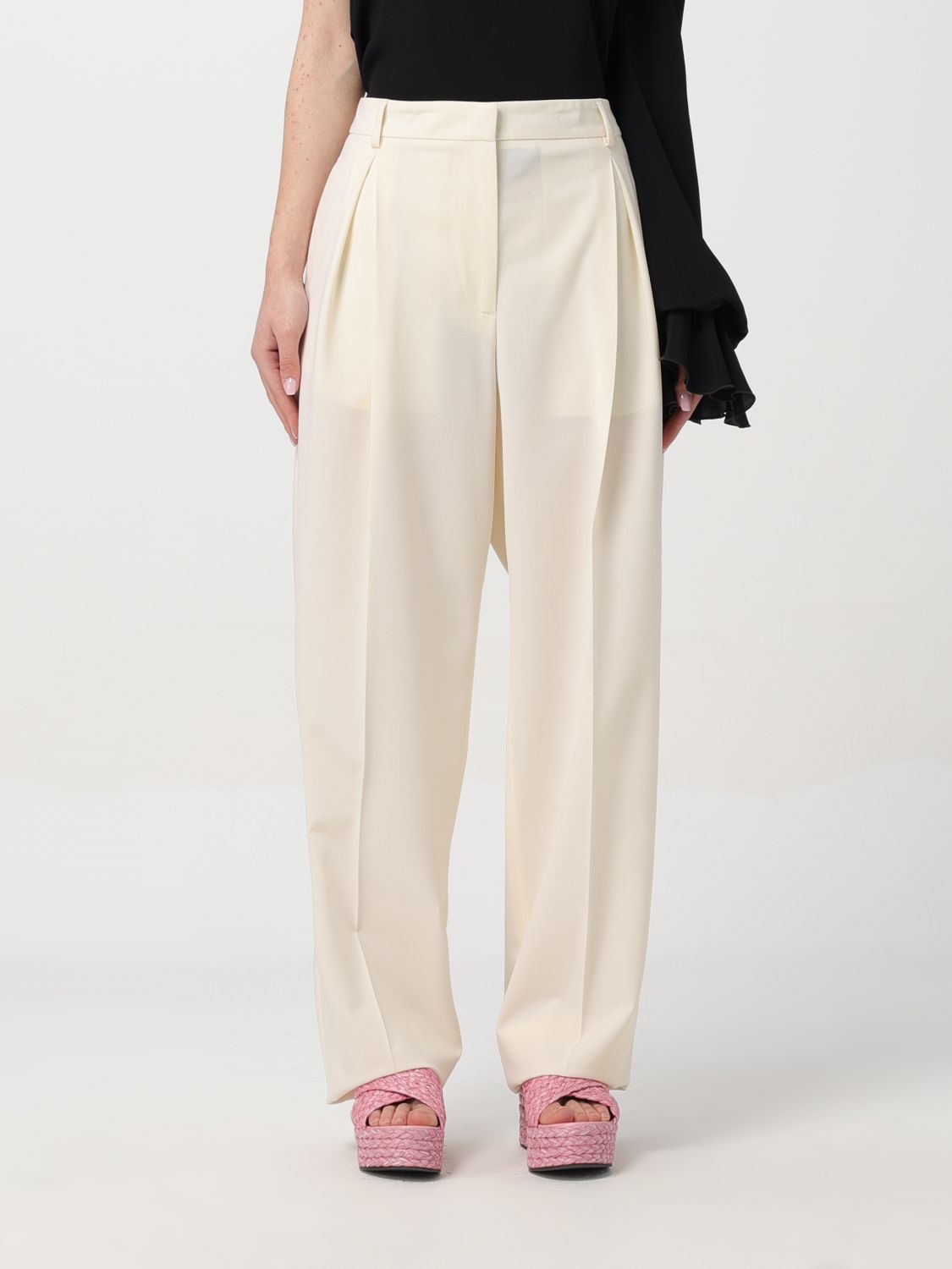 Msgm Trousers MSGM Woman colour White