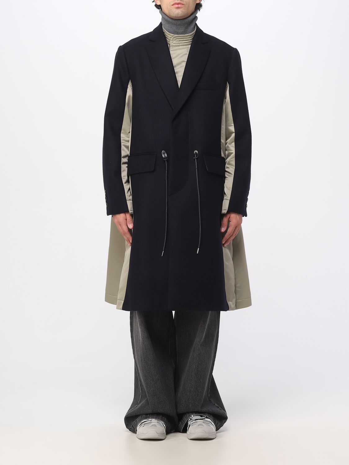 Sacai Coat SACAI Men colour Blue