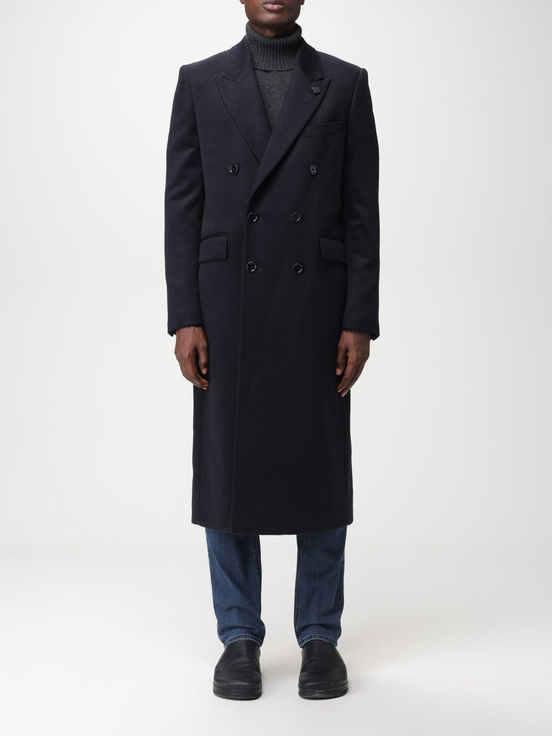 Lardini Coat LARDINI Men colour Blue