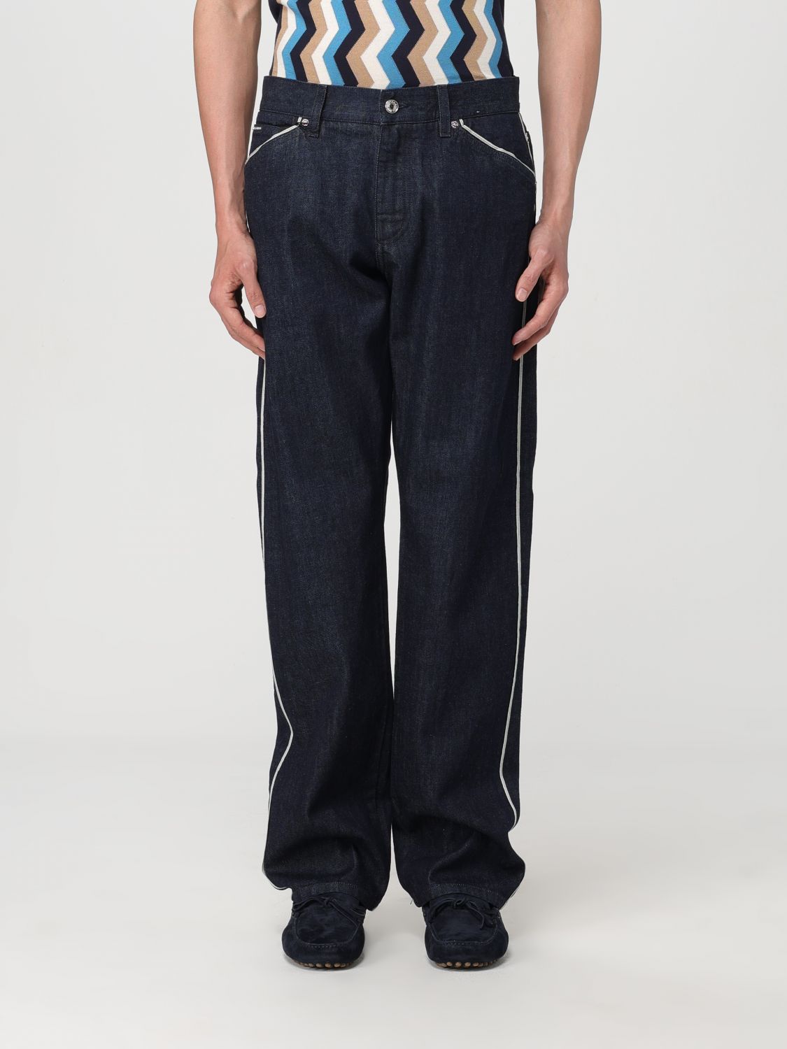 Dolce & Gabbana Trousers DOLCE & GABBANA Men colour Denim