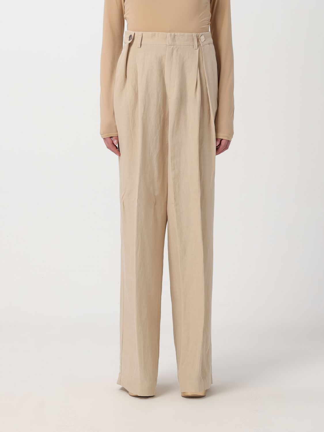 Liu Jo Trousers LIU JO Woman colour Sand