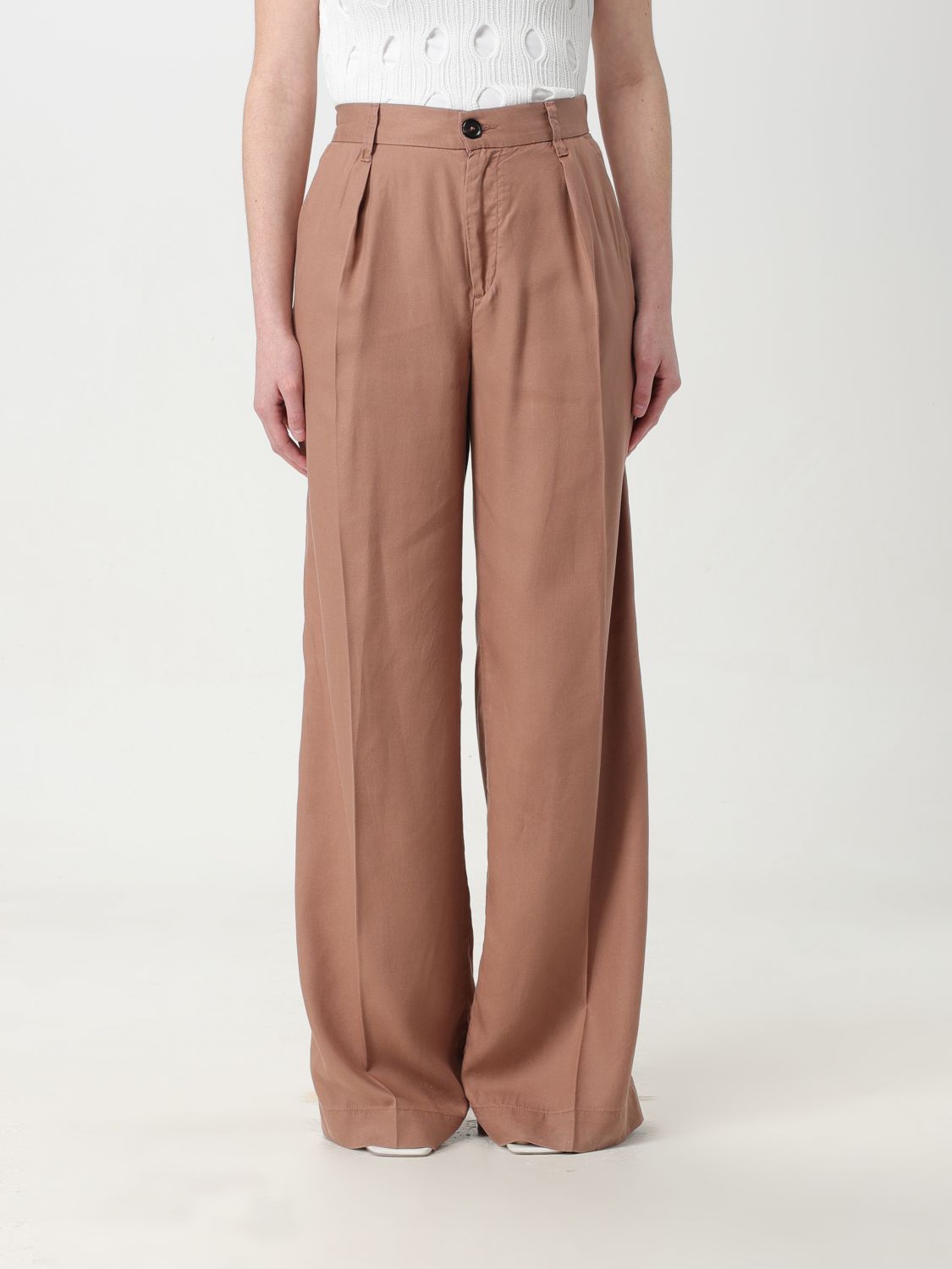 Pinko Trousers PINKO Woman colour Brown