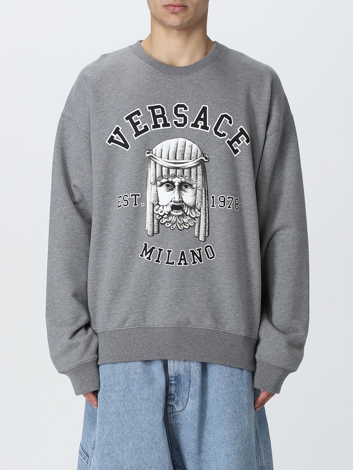 Versace Sweatshirt VERSACE Men colour Grey