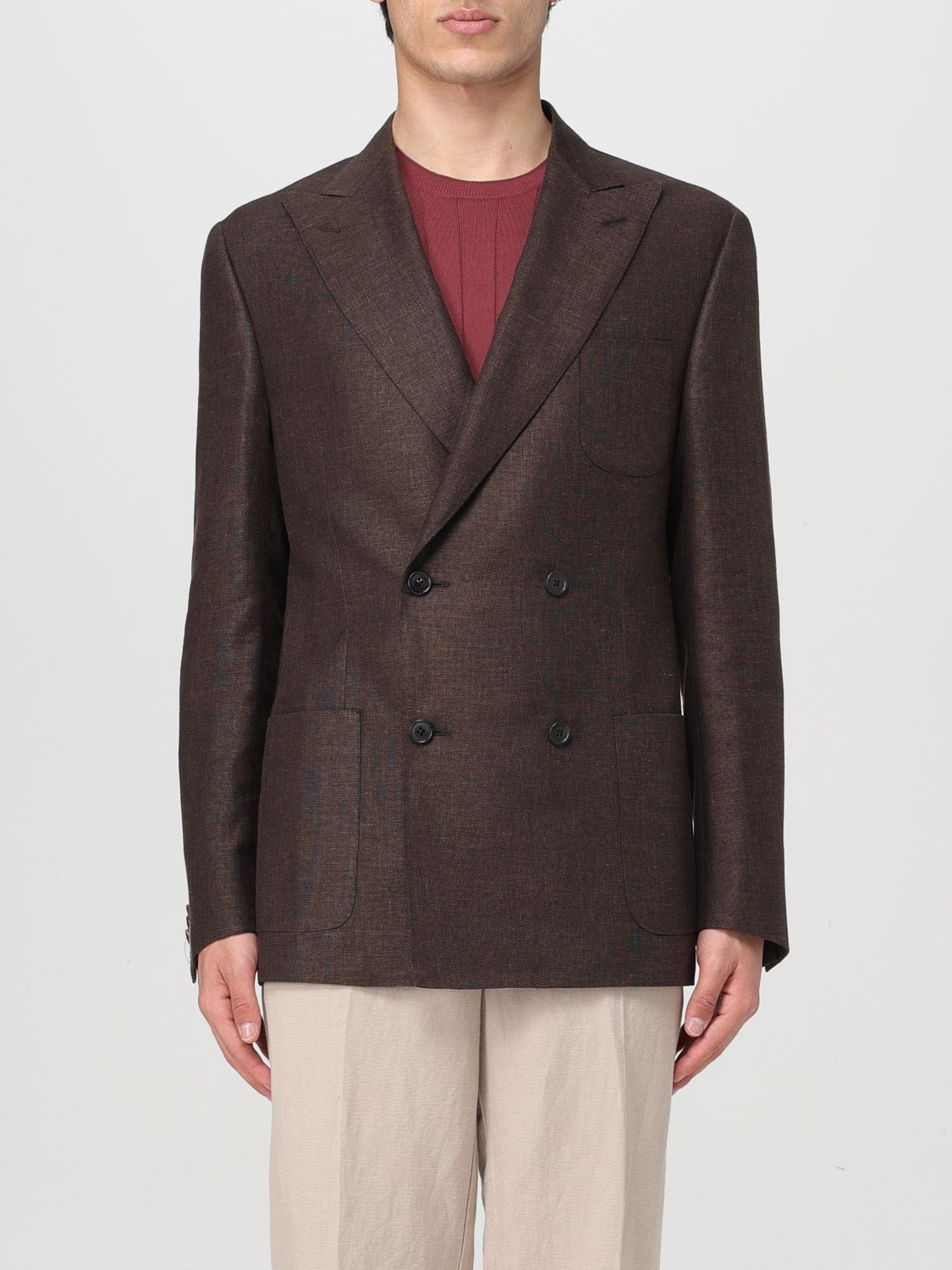 Corneliani Jacket CORNELIANI Men colour Brown