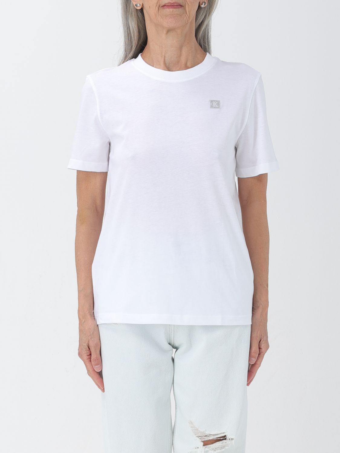 Ck Jeans T-Shirt CK JEANS Woman colour White