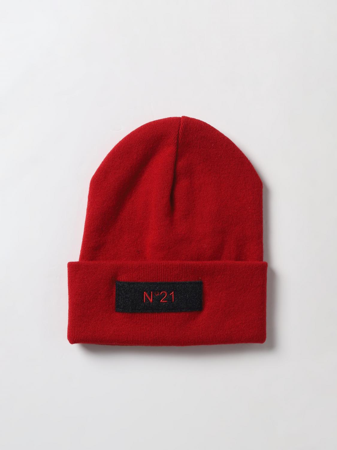 N° 21 Hat N° 21 Men colour Red