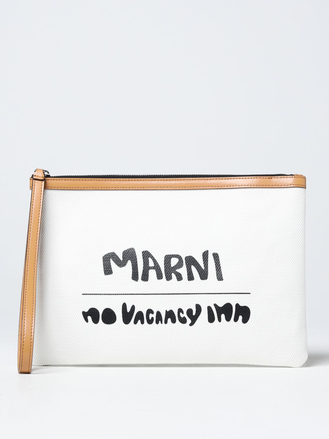 Marni X No Vacancy Inn Briefcase MARNI X NO VACANCY INN Men colour Yellow Cream