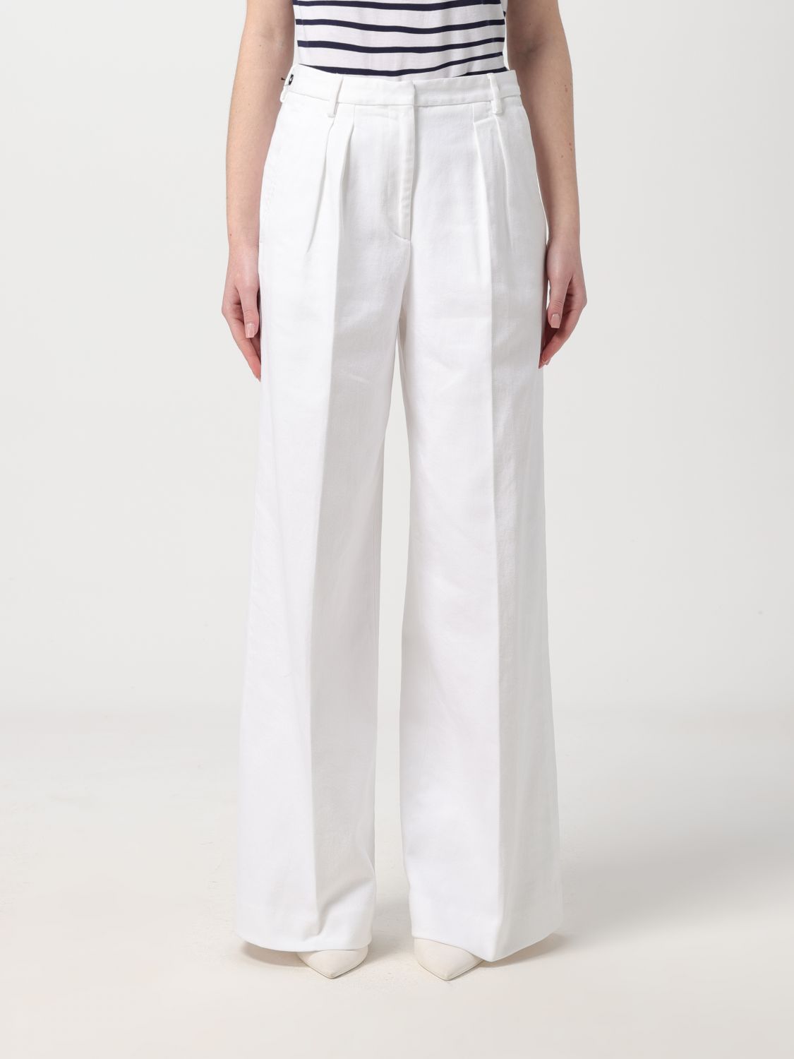  Trousers OFFICINE GÉNÉRALE Woman colour White