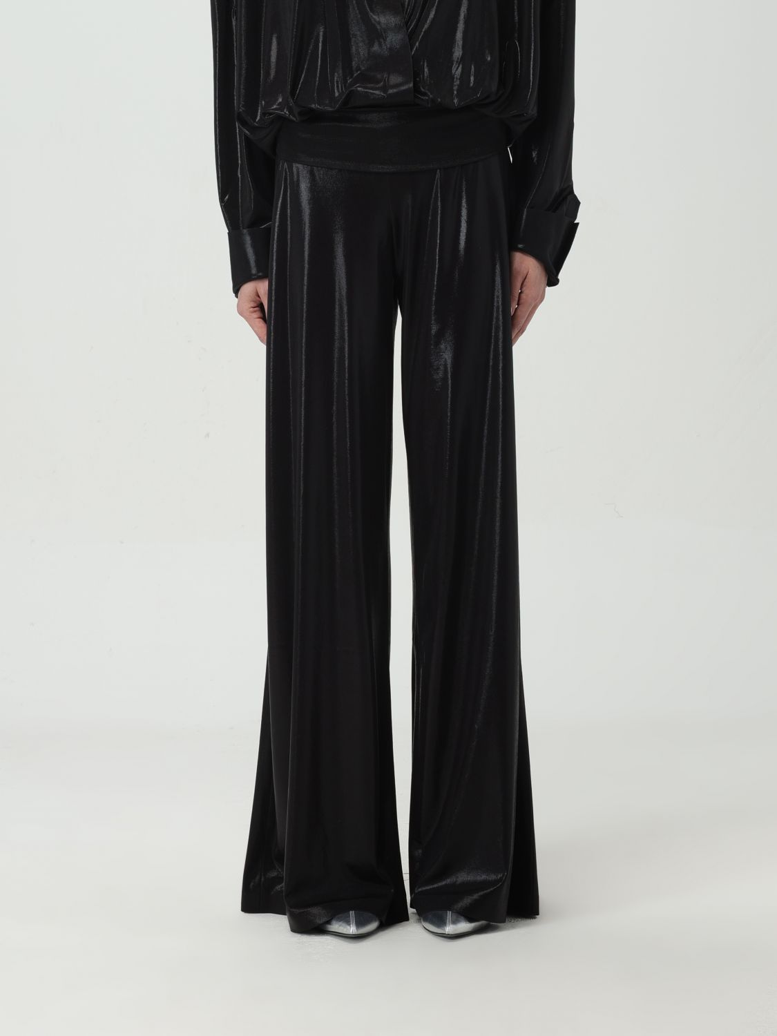 Norma Kamali Trousers NORMA KAMALI Woman colour Black