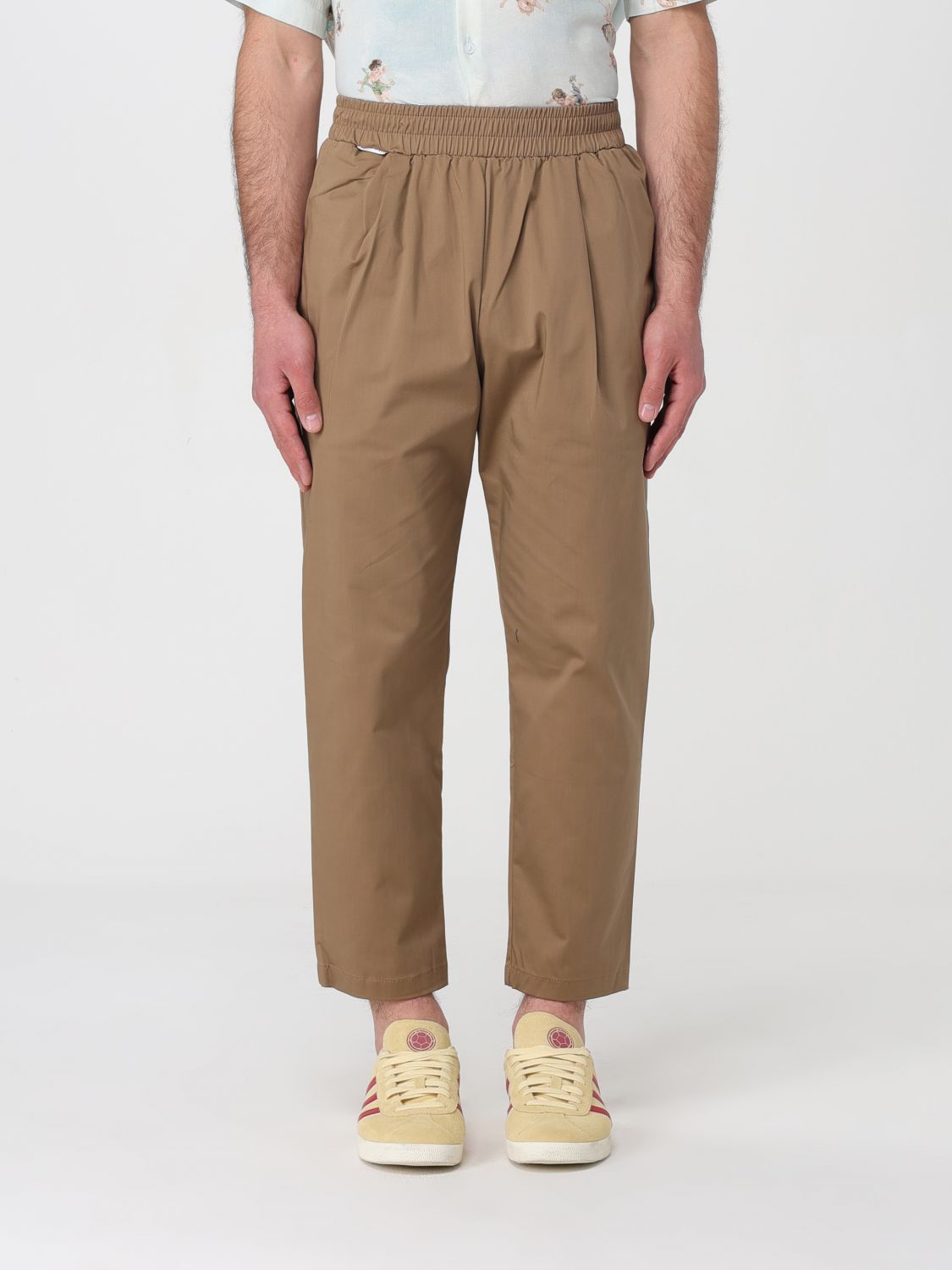 Family First Trousers FAMILY FIRST Men colour Beige