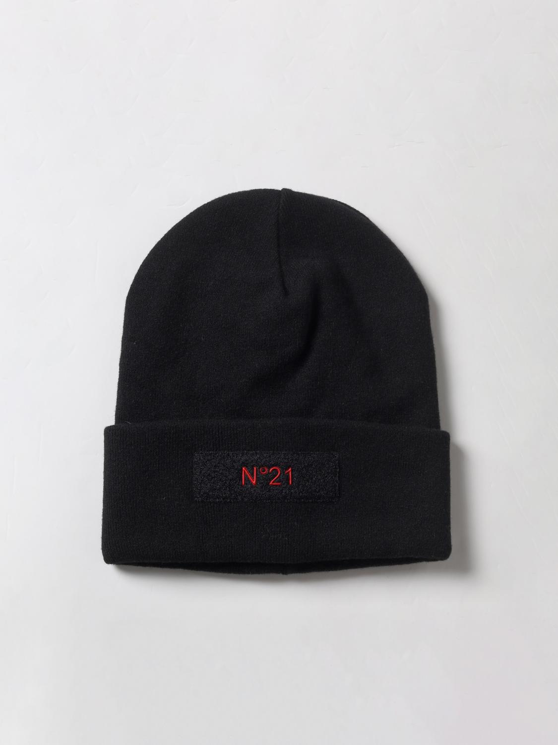 N° 21 Hat N° 21 Men colour Black