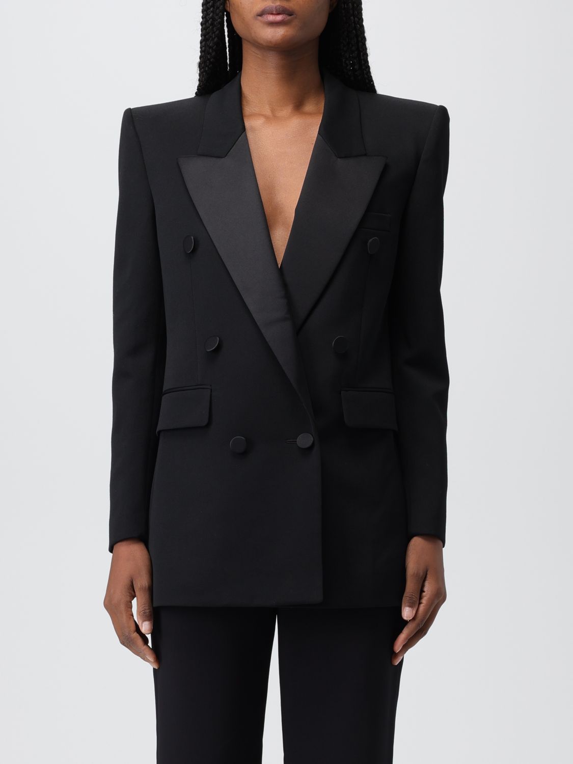 Saint Laurent Blazer SAINT LAURENT Woman colour Black