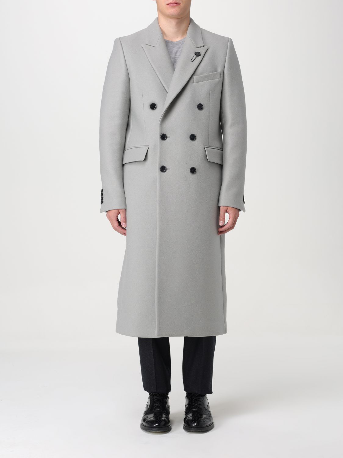 Lardini Coat LARDINI Men colour Grey